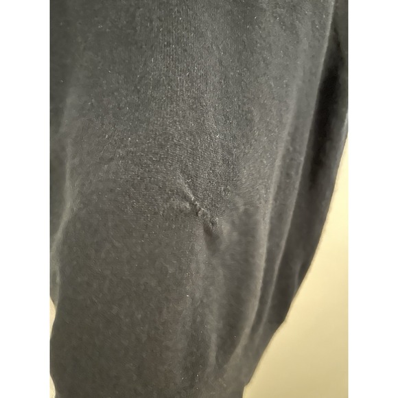 Madewell Sz Medium (Re)sponsible Cashmere Crewneck Sweater Vest Black READ DESC - Picture 2 of 5